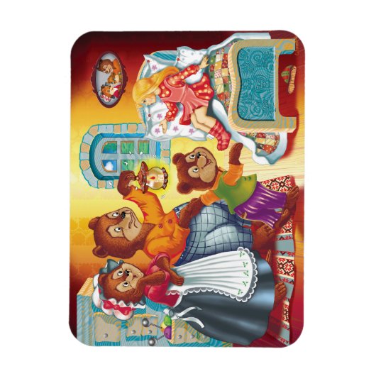 Masha und 3 Bären Magnet (Vertikal)