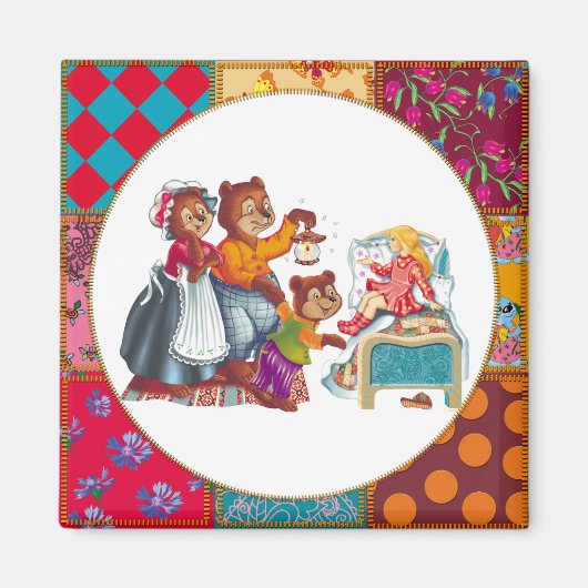 Masha und 3 Bären Magnet (Vorne)