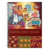 Masha und 3 Bären Notizblock (Vorderseite)