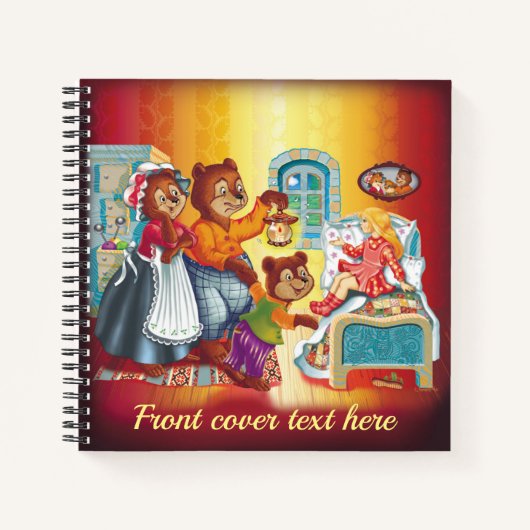 Masha und 3 Bären Notizblock (Vorderseite)