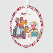 Masha und 3 Bären Ornament (Vorderseite)