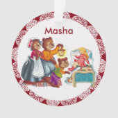 Masha und 3 Bären Ornament (Vorderseite)