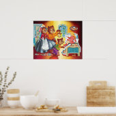 Masha und 3 Bären Poster (Küche)