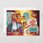 Masha und 3 Bären Postkarte (Vorne/Hinten)