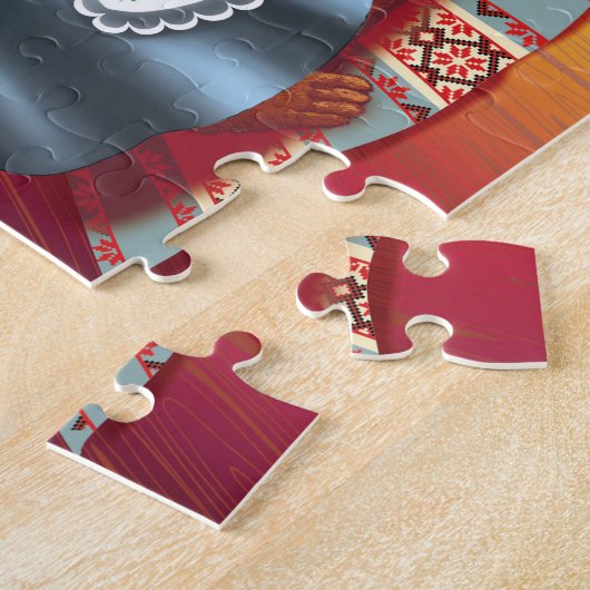 Masha und 3 Bären Puzzle (Seite)