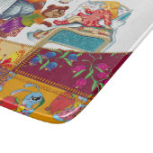 Masha und 3 Bären Schneidebrett (Ecke)