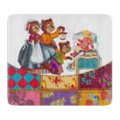 Masha und 3 Bären Schneidebrett (Vorderseite)