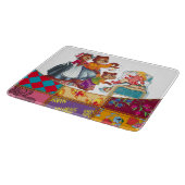 Masha und 3 Bären Schneidebrett (Ecke)