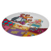 Masha und 3 Bären Schneidebrett (Ecke)