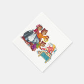 Masha und 3 Bären Serviette (Ecke)