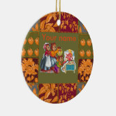 Masha und 3 Märchenbären Keramik Ornament (Rechts)