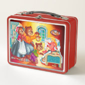 Masha und 3 Märchenbären Metall Brotdose (Vorderseite)