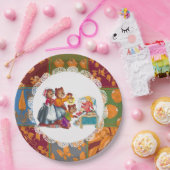 Masha und 3 Märchenbären Pappteller (Party)