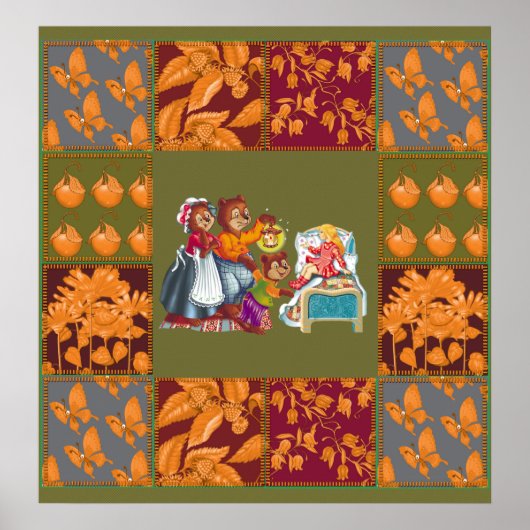 Masha und 3 Märchenbären Poster (Vorne)