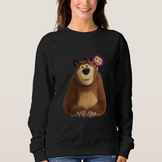 Masha und das BärenDuo zusammen Sweatshirt (Vorderseite)