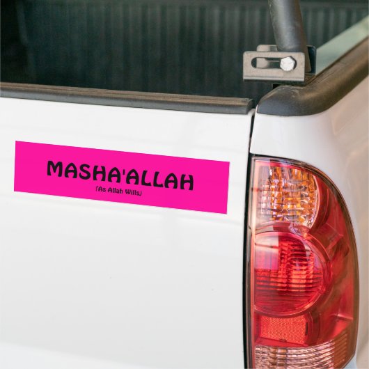 MASHA'ALLAH Autoaufkleber (Auf Lkw)