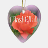 Mashallah islamische Rosenverzierung Keramikornament (Links)