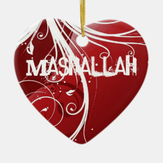 Mashallah islamische rote Verzierung Keramik Ornament