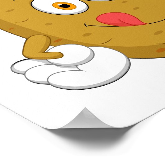 Mashed Potato Station Wedding Poster (Ecke)