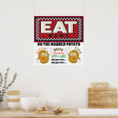 Mashed Potato Station Wedding Poster (Küche)