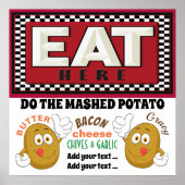 Mashed Potato Station Wedding Poster (Vorne)