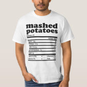 Mashed Potatoe Nutrition Facts 2021 Erntedank N T-Shirt (Vorderseite)