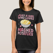 Mashed Tato Art For Women Girls Thanksgiving Mashe T-Shirt (Vorderseite)