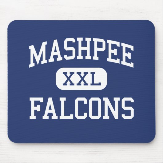 Mashpee - Falcons - hoch - Mashpee Massachusetts Mousepad (Vorne)