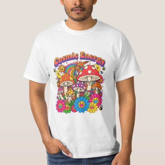 MASHROOM COSMIC ENERGY T-Shirt (Vorderseite)