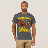 Mashugana für Thanksgivukkah die Türkei Menorah T-Shirt (Vorne ganz)