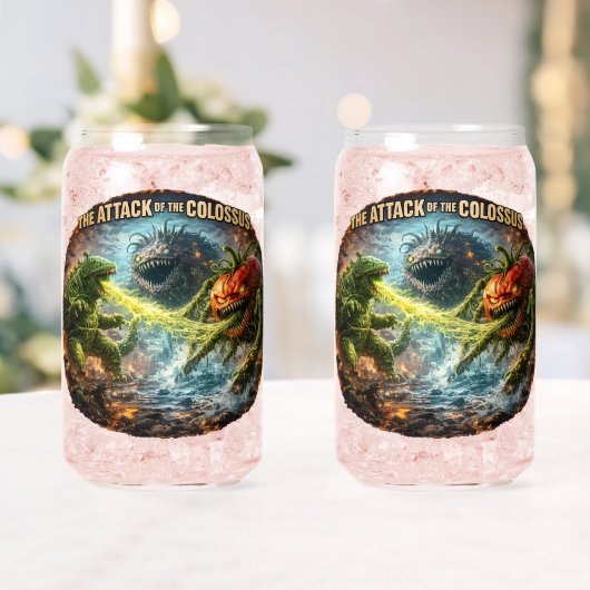 Mashup-Angriff des verglasten Colossus-Frostglases Dosenglas (Insitu (Hochzeit))