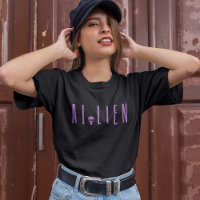 Mashup von KI und Alien minimalistisch und humorvo
