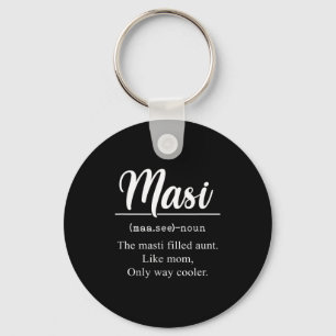 Masi Definition lustige Tante Tante indische Masi Schlüsselanhänger