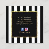 MASI - Museo d'arte della Svizzera italiana Quadratische Visitenkarte (Rückseite)