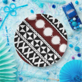 Masi-Streifen Pappteller (Party)