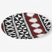 Masi-Streifen Pappteller (Schrägansicht)