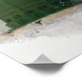 Masjid An-Nabawi Aquarellbild Islamische P Poster (Ecke)