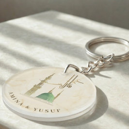 Masjid An-Nabawi Nikah Favor | Wedding Gift Schlüsselanhänger