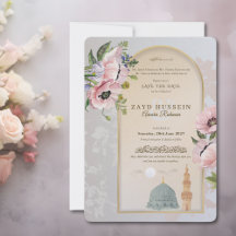 Masjid An-Nabawi Rosa Klatschmohn Islamisch