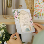 Masjid An-Nabawi Watercolor Islamische Hochzeit Einladung