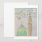 Masjid Gebet Einladung (Vorne/Hinten)