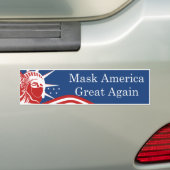 Mask America Great Again Autoaufkleber (Auf Auto)