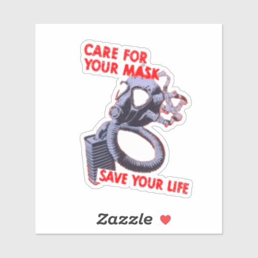 MASK AUFKLEBER (Blatt)