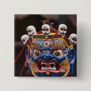 Mask dance performance at Tshechu Festival 2 Button