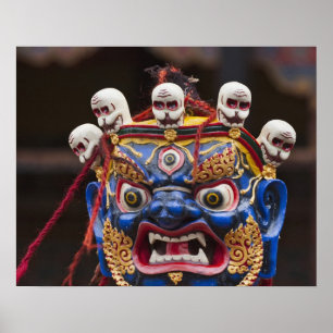 Mask dance performance at Tshechu Festival 2 Poster