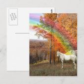 MASK DER REALITÄT - REVELATION RAINBOW PEGASUS POSTKARTE (Vorne/Hinten)