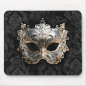 Mask Embellished with Gold and Silver Detailing Mousepad (Vorne)
