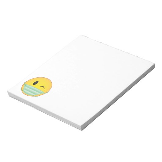 Mask Emoji Notizblock (Rotiert)