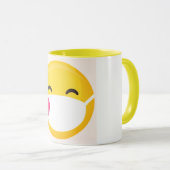 Mask Emoji Tasse (VorderseiteRechts)