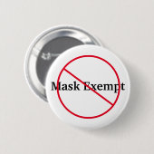 Mask Exempt NICHT Button (Vorne & Hinten)